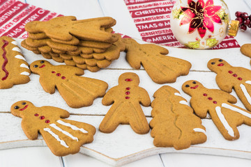 Gingerbread cookies for Christmas.