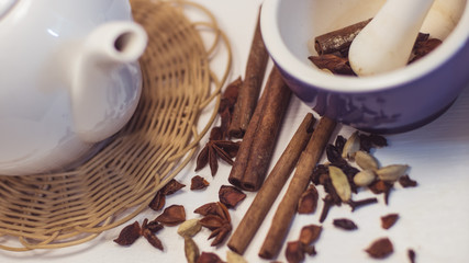 tea masala and spices