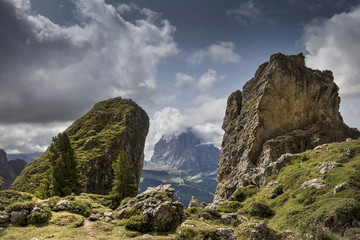 Fototapeta na wymiar Landschaft in Südtirol