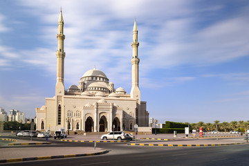 Al Noor Mosque in Sharjah.