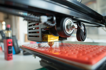homemade 3D printer to print plastic prototypes