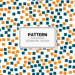 Abstract colorful mosaic. Seamless pattern of geometric shapes