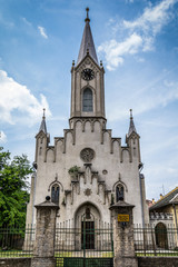 Novi Sad, Serbia May 17, 2015: Reformed Christian Church in Novi Sad