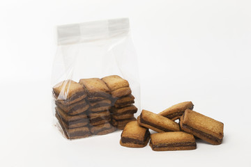 cookies on a white background