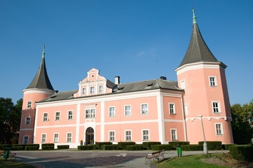 Obraz premium Castle in town Sokolov, western Bohemia, Czech republic,