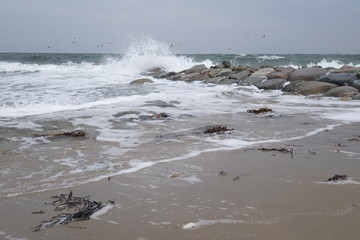 Sturm an der Küste