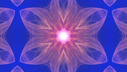 Mandala Fraktal abstrakt sphärisch bunt Kunst 