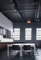 modern break room