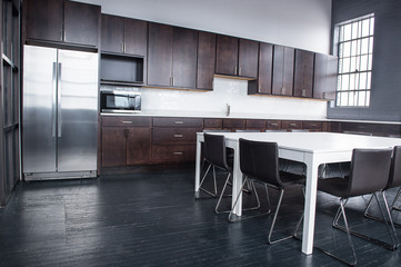modern break room
