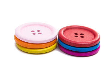 colored buttons isolated