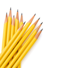 Fototapeta premium Pencils on white