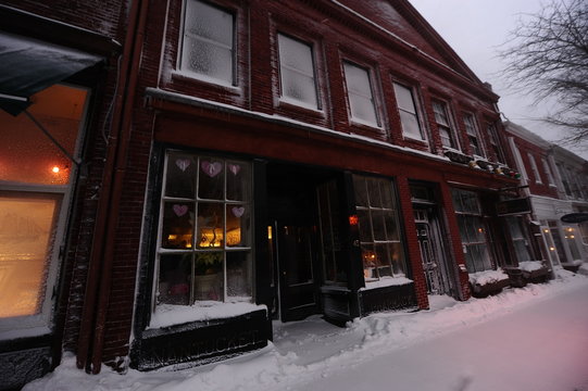 Drug Store Nantucket Island Winter Storm