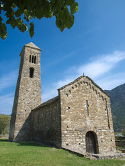 Fototapeta na wymiar Église Sant Climent de Coll de Nargó, Catalogne, Espagne
