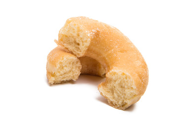 donuts in glaze isolated