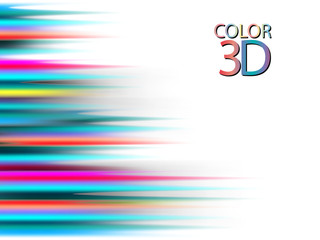 Abstract color lines on white background Vector illustration EPS10.