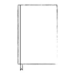 notebook with bookmark corporate identity stationery diary vector illustration