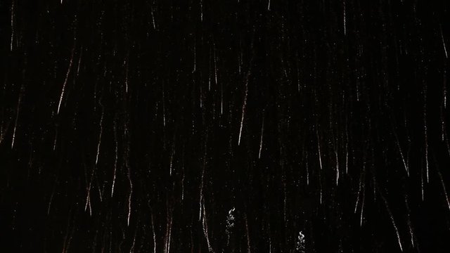 Colorful Fireworks Display Celebration Las Fallas Valencia, Spain