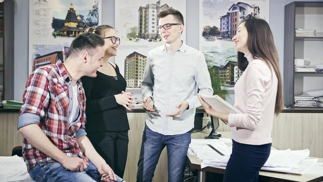 Content architects collaborating on design