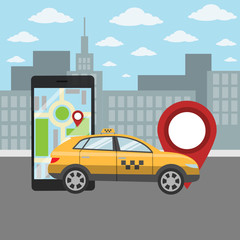 City taxi app.