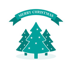 Fototapeta premium Festive Christmas icon. Vector illustration.