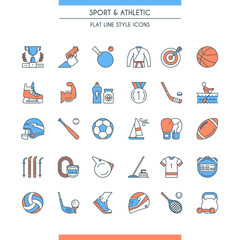 sports and athletics icons