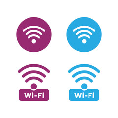 Wireless and wifi icons. Wireless Network Symbol wifi icon. Wireless and wifi vector