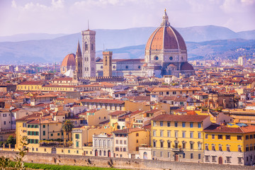 View of Florence from above, Cathedral Santa Maria del Fiore (Duomo)