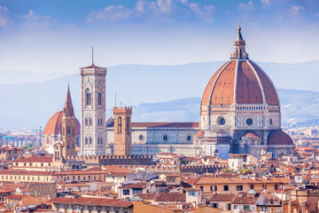 View of Florence from above, Cathedral Santa Maria del Fiore (Duomo)