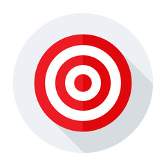 Target icon flat