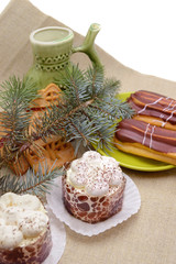 cake grapes sweet table holiday