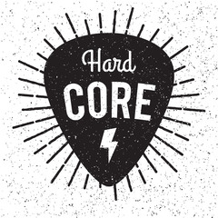 Rock fest hardcore badge mediator