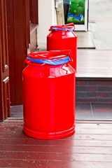 city ​​garbage cans