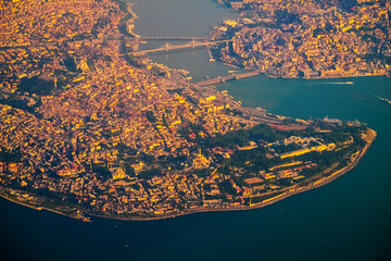 City of Istanbul aerial view. Turkey