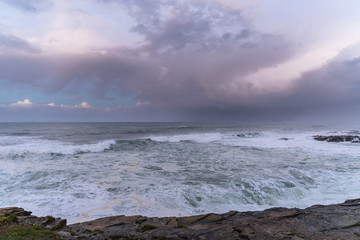swell in the Galician coast of Ribadeo