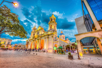 Cathedral Basilica in Salta, Argentina - 185156603