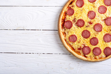 Italian pizza pepperoni