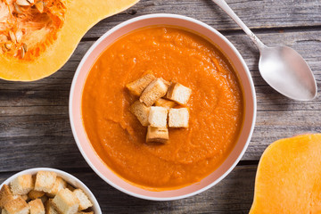 Pumpkin cream soup