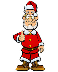 Santa Claus. Cartoon character.