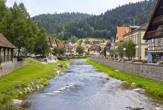 Beautuful Schiltach in Black Forest, Germany