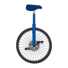 monocycle race isolated icon vector illustration design © Gstudio