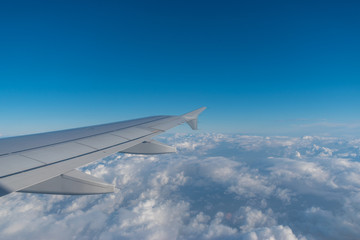 Fototapeta na wymiar Sky view from the plane