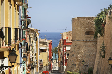 Fototapeta na wymiar View of Villajoyosa. Province of Alicante. Spain