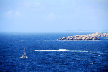 landschaft, berg, fels, himmel, natur, blau, Norwegen