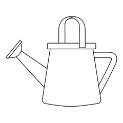 gardener plastic sprinkler icon vector illustration design