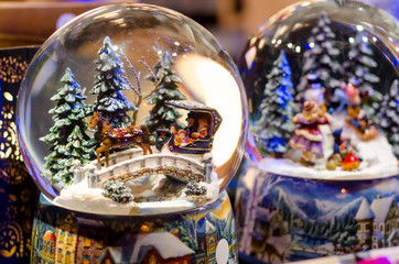 Snow-ball Toy Glass Ball