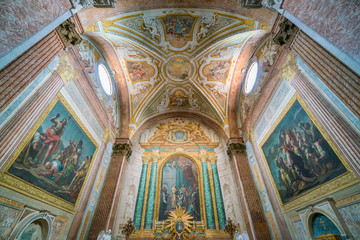 Fototapeta na wymiar Basilica of Saint Mary of the Angels and the Martyrs in Rome, Italy. 