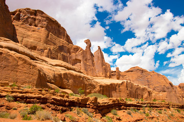 Fototapeta premium Mesa verde national park with red stones Colorado America a place to see