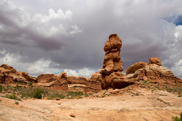 Fototapeta na wymiar Mesa verde national park with red stones Colorado America a place to see