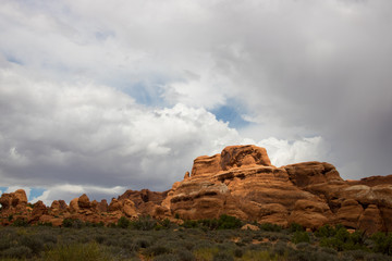 Mesa verde national park with red stones Colorado America a place to see
