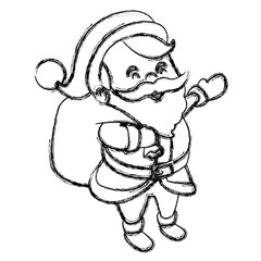 Cute santa claus cartoon